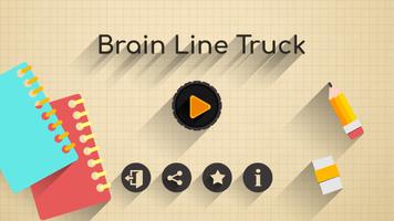 Brain Line Truck Affiche