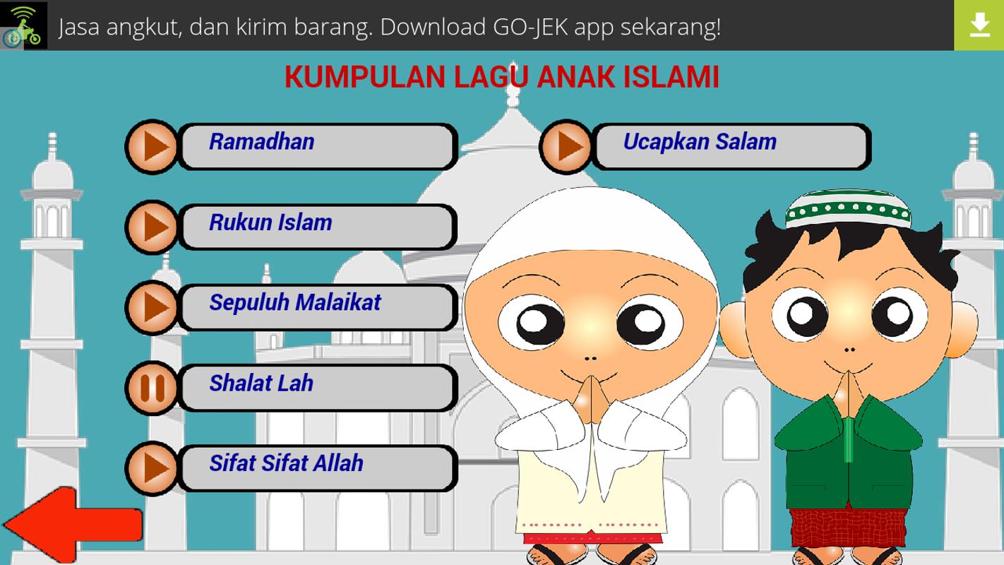 Lagu Anak Muslim Mp3 Free APK Download Gratis Pendidikan APL Untuk