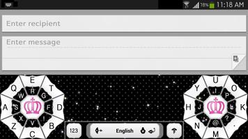 Pink Crown Keyboard screenshot 2