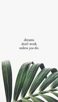 Inspirational Qoutes Wallpaper plakat