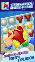 Underwater Match-3 Game تصوير الشاشة 3