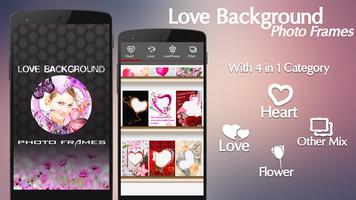 Love Background Photo Frames โปสเตอร์