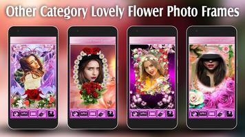 Lovely Flower Photo Frames تصوير الشاشة 1