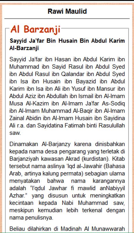Kitab Rawi Maulid Nabi (New) APK Download - Gratis Buku 