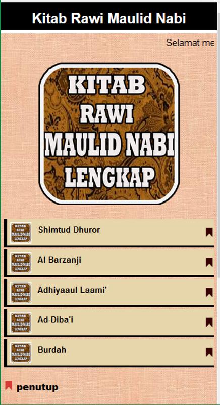 Kitab Rawi Maulid Nabi (New) for Android - APK Download
