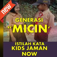 Istilah Kata Kata Kids Jaman Now Plakat