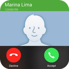 Fake Call And SMS App - Fake Caller Id أيقونة