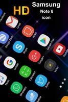 Note 8 Launcher 2018-Galaxy Note 8 Launcher Theme Affiche