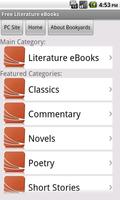 Literature eBooks capture d'écran 1