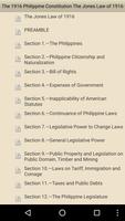 3 Schermata 1916 Philippine Constitution