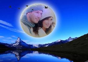 Full Moon Photo Frame Editor Plakat