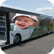 Modern Bus Photo Frame Editor