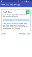 OCA Java 8 FlashCards Ekran Görüntüsü 1