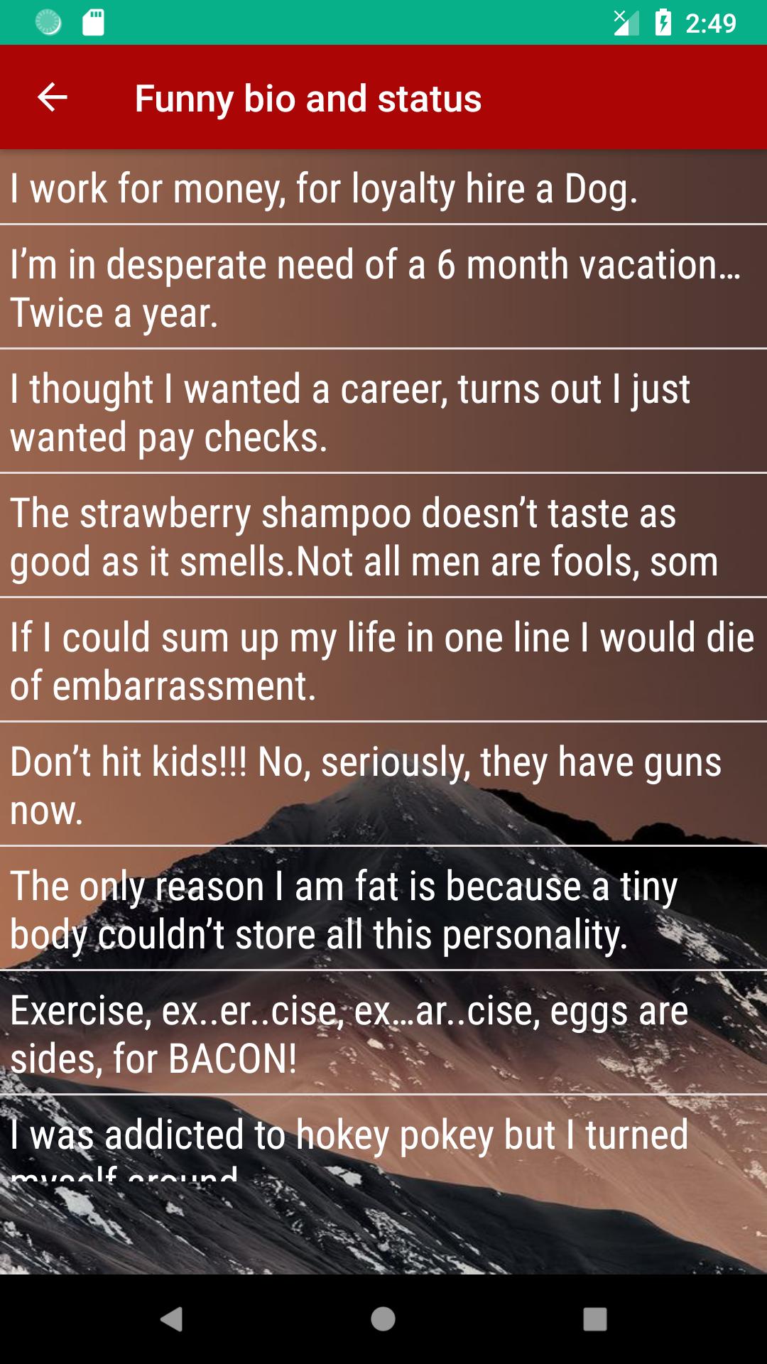 Funny Bio Status For Android Apk Download