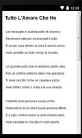Song Lyrics Jovanotti capture d'écran 2