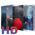 Rain Wallpaper HD icône