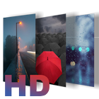 Rain Wallpaper HD icône