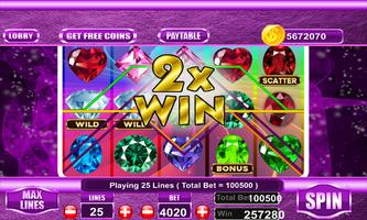 Free Bejeweled slot machine capture d'écran 3