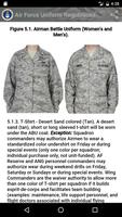 Air Force Uniform Regulations capture d'écran 2