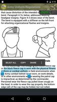Army Uniform Regulations Ekran Görüntüsü 2