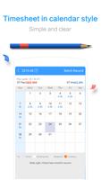 Overtime timesheet تصوير الشاشة 1
