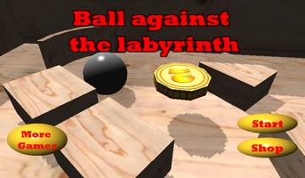 Ball against the labyrinth Poster