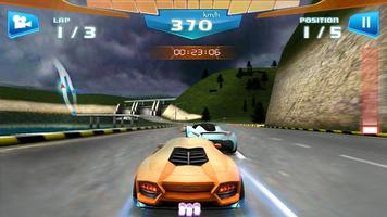 Poster Veloce Corsa 3D - Fast Racing