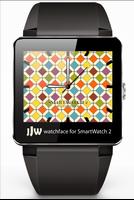 Square Clock2 for SmartWatch 2 Affiche