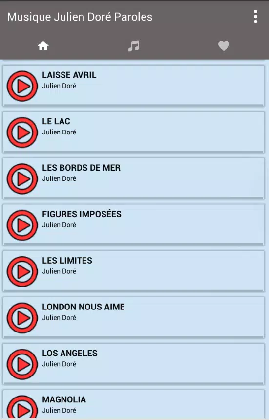 Musique Julien Doré Paroles Nouveau APK for Android Download