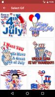 4th July Independence Day Affiche