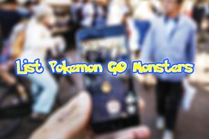 پوستر List Pokemon GO Monsters