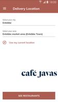 Cafe Javas Delivery Cartaz