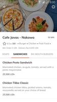 Cafe Javas Delivery imagem de tela 1