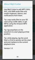 Mp3 Cutter and Ringtone Maker capture d'écran 1