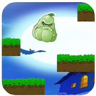 Jump Game Zombie of Plant Cartoon icon