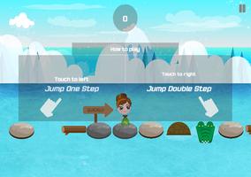 Jumper Frozen Blocky Games capture d'écran 1