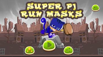 Super PJ Run Masks الملصق