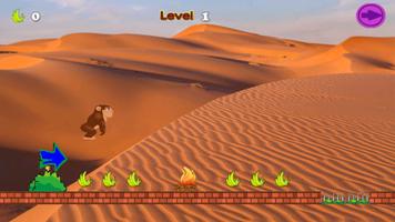 jump monkey running desert screenshot 2