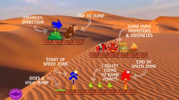 jump monkey running desert screenshot 3