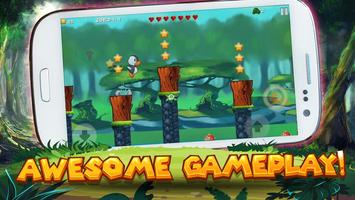 Super Penguin : Run - jump - A plakat
