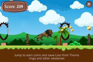 Jungle Lion Run captura de pantalla 3
