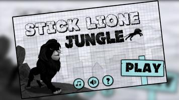 Jungle Lion Shadow King Kong Affiche