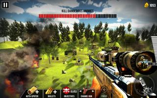Jungle 3D Book : Sniper War capture d'écran 1