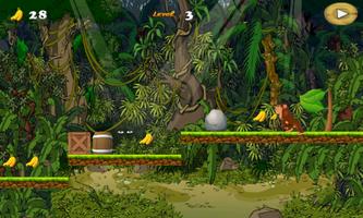 Jungle Monkey Run Adventure capture d'écran 3