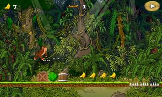 Jungle Monkey Run Adventure capture d'écran 1