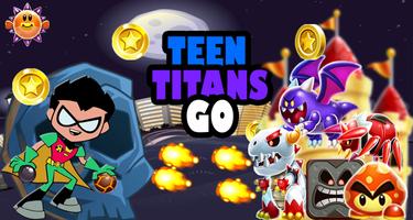 Jungle Castle Super Titans Go Run Affiche