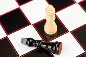 Chess Board human ♞ পোস্টার