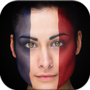 Flag euro 2016 face& half-face APK
