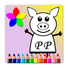 Pepy Pig Paint Book icône