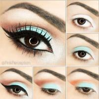 Step by Step Eyes Makeup Affiche